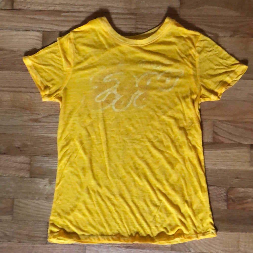 yellow eggos t-shirt